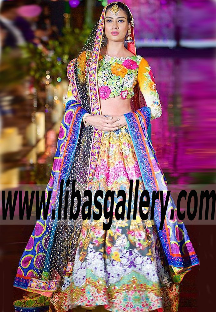 Nomi Ansari | Nomi Ansari Bridal Collection | India Pakistan London Fashion Show 2017 | Buy Online www.libasgallery.com